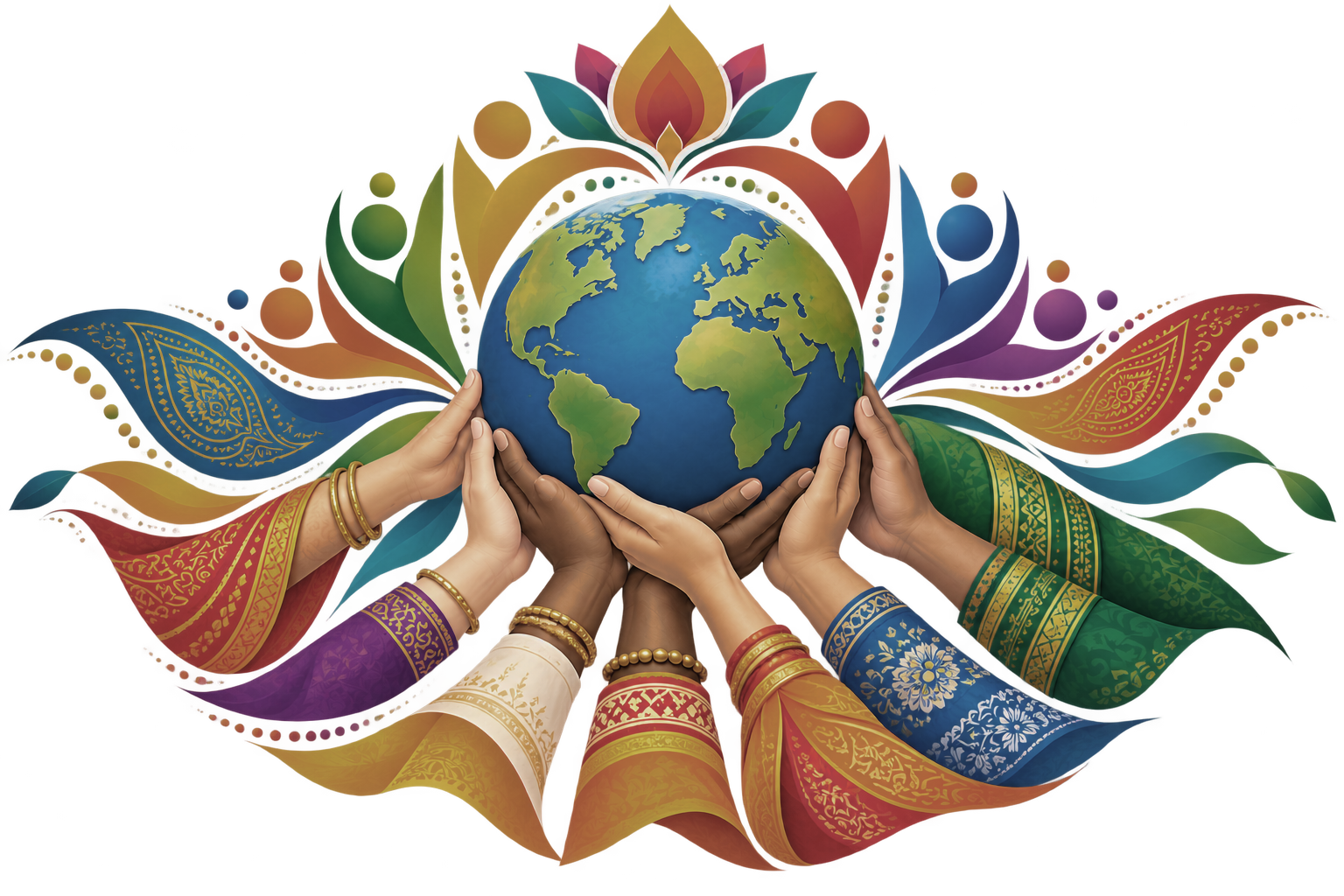 Indiafest community and cultural harmony illustration
